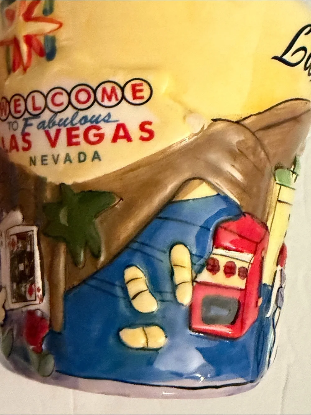 Las Vegas Hand Painted Coffee Tea  Mag